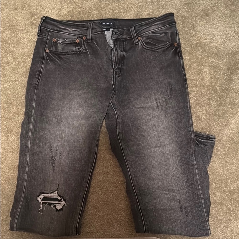 Aeropostale Dark Gray Skinny Jeans